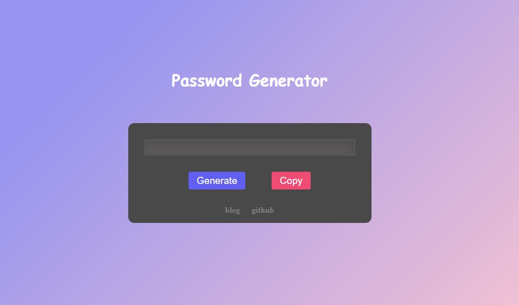 password gen